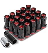 Amazon.com: DNA Motoring M12x1.25 Closed End Lug Nuts, 16 Pcs