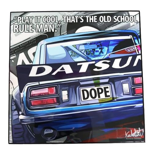アートフレーム ダットサン240Z KEETATAT SITTHIKET DATSUN 240Z 自動車 スポーツカー ポップアートフレーム インテリア アート ポップアート 絵画 海外 ポスター パネル 輸入 オマージュ