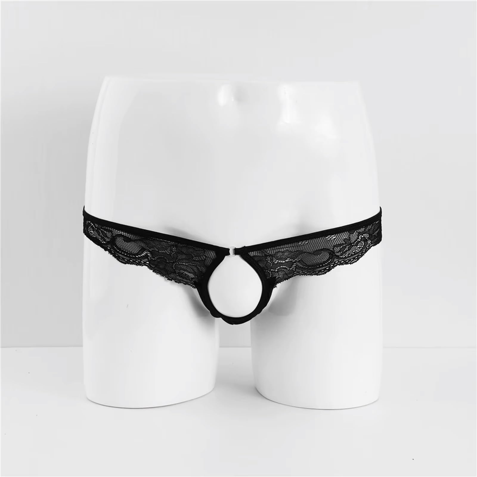 Reizwsche Fr Sex Mnner Penistasche / Penishlle  Dessous Fr Herren,  Schwarzer String, Dehnbar & Atmungsaktiv (Nylon/Spandex)