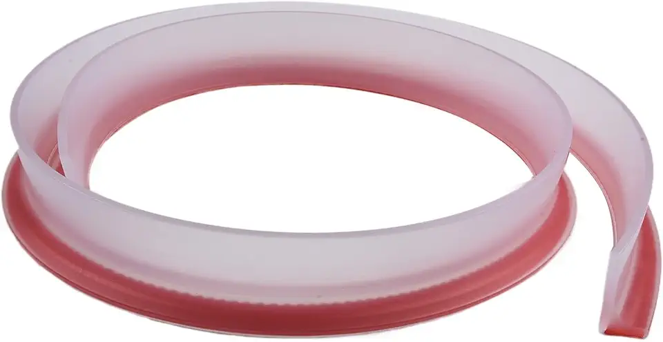 Barreira de silicone para barragem de chuveiro – Faixa de retenção de água flexível de 1 m para chuveiros sem fio, vedação de limite de banheiro, protetor de água de piso à prova de vazamento