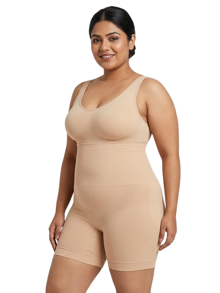Hi-Waist Body Shaper for Women – Tummy Control, Hip & Thigh Slimmer Shapewear – Seamless Butt Lifter Shaper Corset Girdle, Plus-image-45