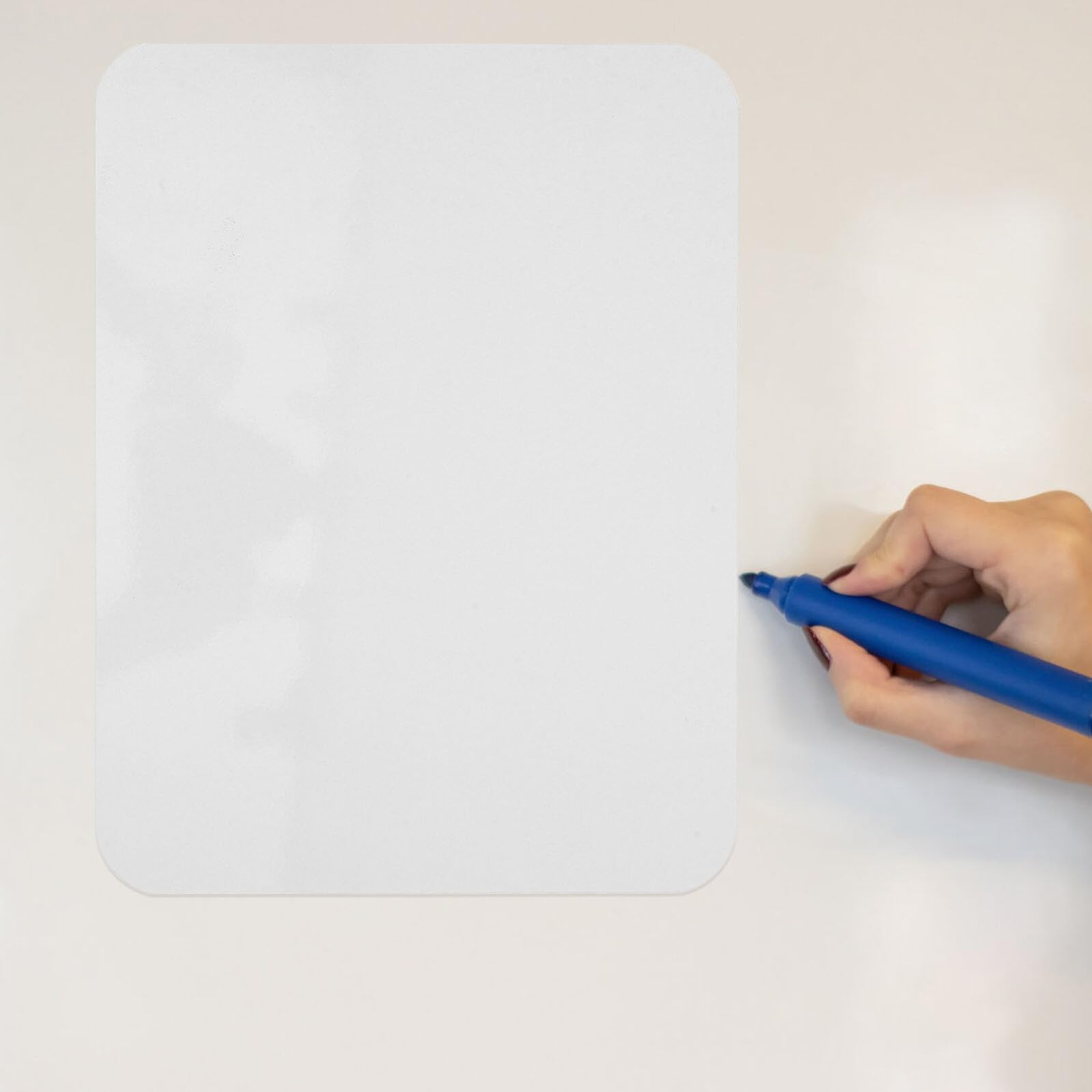 5 Stück Doppelseitige Mini Whiteboards Abwischbare Tisch Notiztafeln für Praktische Schreibtischtafeln Wiederverwendbare Kompakte Schreibtafeln für Büro und Zuhause
