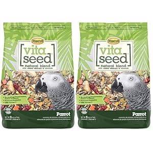 Higgins 2 Pack of Vita Seed Natural Blend Parrot Food, 5 Pounds Each