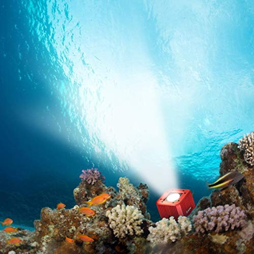 Dazzne Waterproof LED Video Light 8W 200LUX/1M Aluminum Alloy Mini Diving Underwater Lighting with 1/4" 20 Screw Hole for Drone,DSLR, Smartphone,GoPro, Camcorder-Waterproof 20M - Thumbnail 4