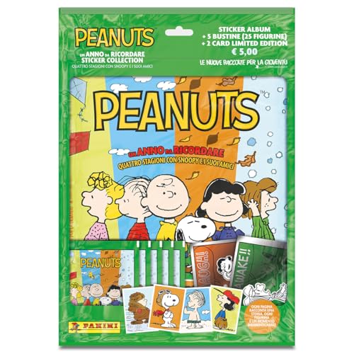  Peanuts: Un anno da Ricordare - Starter Pack Panini [Album + 5 Bustine + 2 Card Limited Edition]
