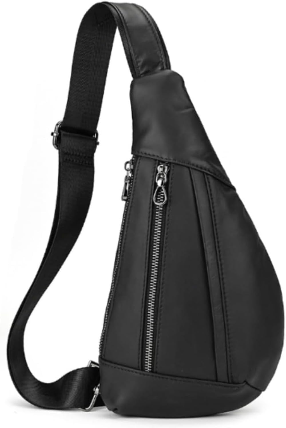 [Zorimu] 本革レザーサイクリングチェストバッグ 男女兼用 多機能 3WAY 軽量防水 携帯ポケット付き 通勤通学アウトドア用