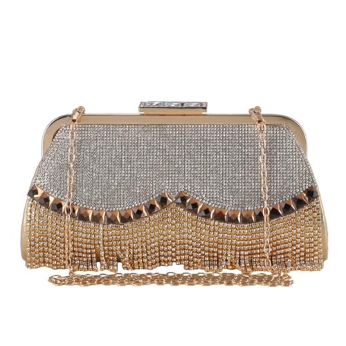 Pochette soirée tressée sac paquet rangement banquet dîner paillettes