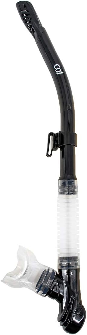 SHERWOOD SCUBA CAI Semi-Dry Snorkel for Scuba Diving or Snorkeling