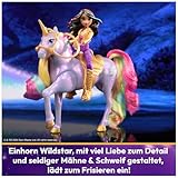 Unicorn Academy - Sophia und Licht-Magie Wildstar Set, ca. 12 cm Originalfiguren zur Netflix Serie, mit Mähne, Schweif sowie magischer Leuchtfunktion und Regenbogensternen, ab 4 Jahren