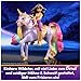 Unicorn Academy - Sophia und Licht-Magie Wildstar Set, ca. 12 cm Originalfiguren zur Netflix Serie, mit Mähne, Schweif sowie magischer Leuchtfunktion und Regenbogensternen, ab 4 Jahren