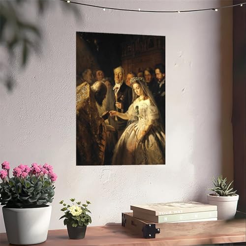 Poster The Unequal Marriage de Pukiryov impression toile murale 30x45