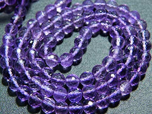 Perles améthyste micro-cut 5mm résolvez vos problèmes d'enfilage difficile