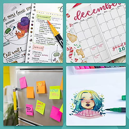 APOGO Mandala Stifte Malstifte für Erwachsene: 36 Faserstifte Bullet Journal Stifte für Kalender Familienplaner 2023… – Bild 7