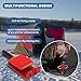YXYYXY 43416 Anchor Install Adapter for Eskimo Ice Drills and All Ice Anchor Drills, Fit for Ice Anchor Systems, Secure Ice Fishing Tent & Shelter Anchoring Accessory, Winter Fishing Gear, Red