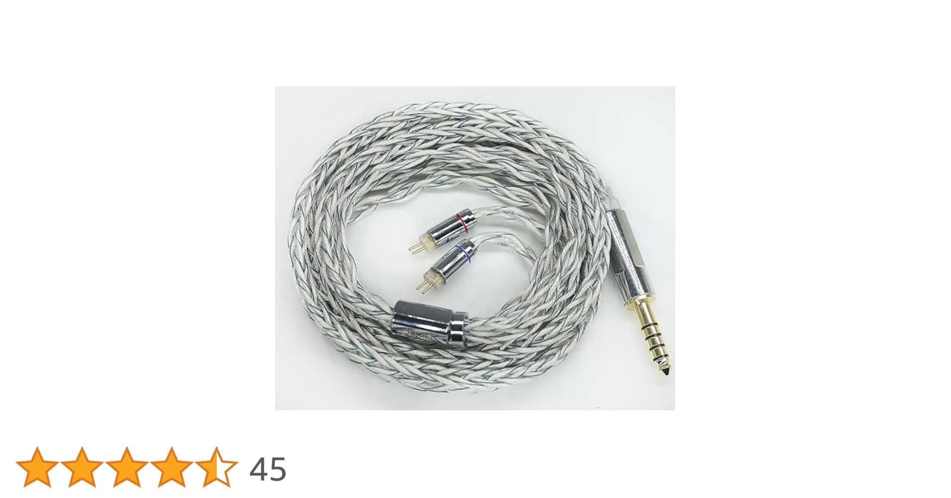 7N銀メッキ銅線8芯 CIEM 2pin 4.4mmバランスケーブル Amazon