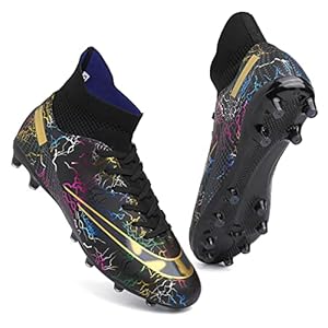 Soccer Cleats Mens Football Cleats Women Tacos de Futbol para Hombre Zapatos de Futbol para Hombres Futsal Shoes Outdoor Soccer Shoes for High Top Football Cleats Men Football Boots AG/FG
