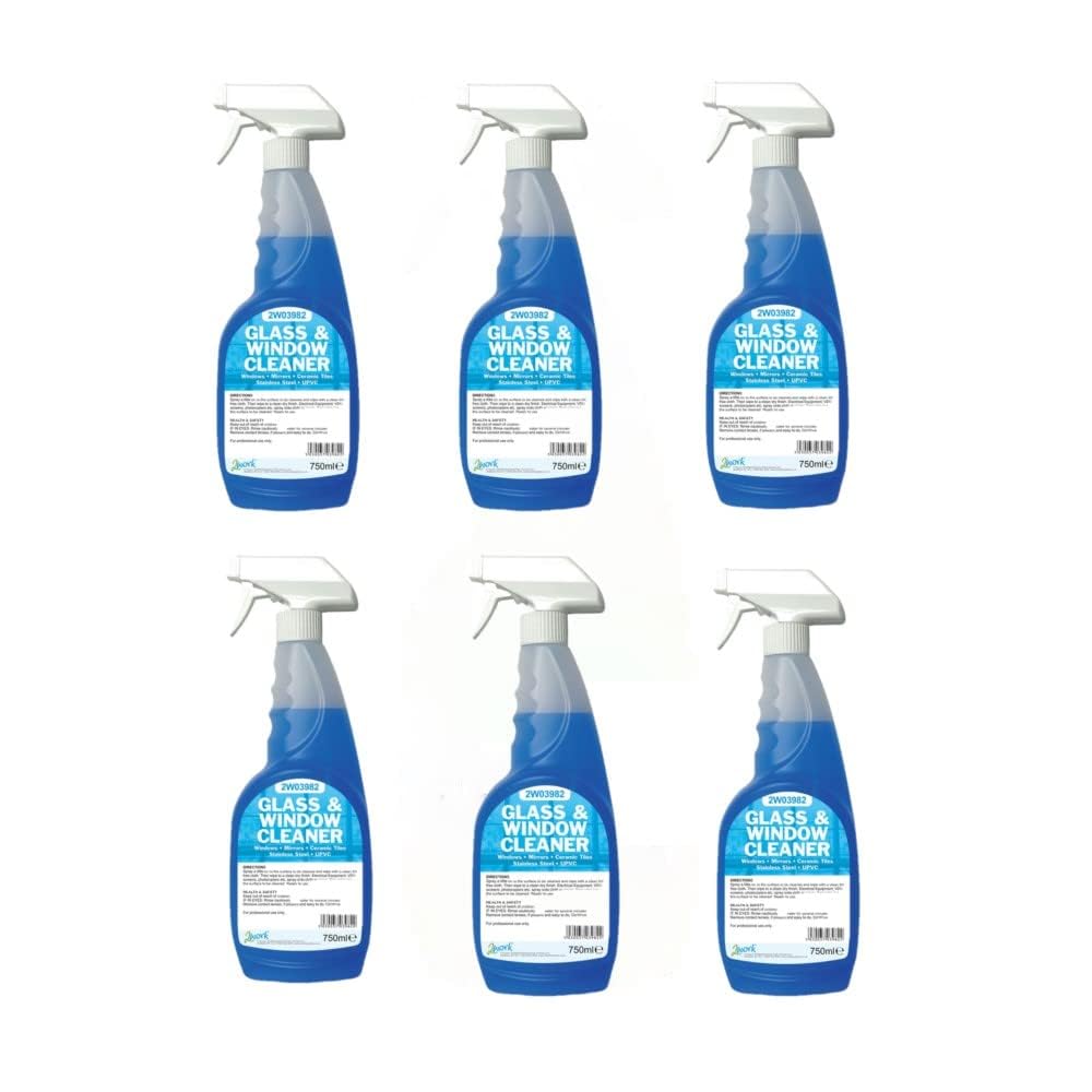2Work Glass and Window Cleaner Trigger Spray 750ml
