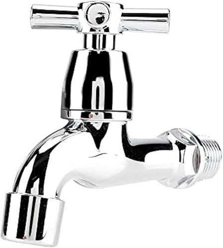 Grifo de agua ABS, grifo de lavadora, lavabo, grifo de agua fría con mango de cola de un solo pico (#3)