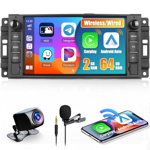 Android 13 Autoradio Für Jeep Compass 2017-2021 – 10,1 Zoll, Wireless Carplay, 2+64GB, Mit AHD-Kamera