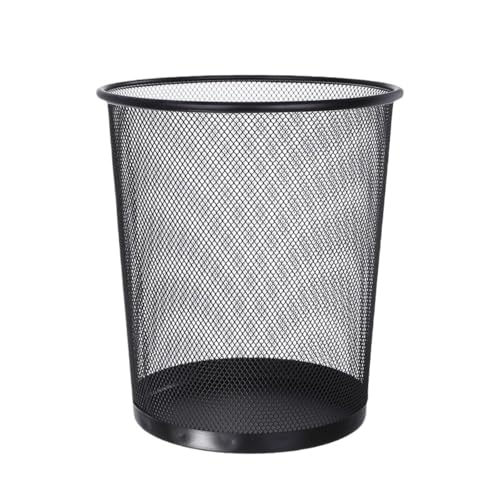 Caneca de basura metálica minimalista plateada 20 L miniatura 6