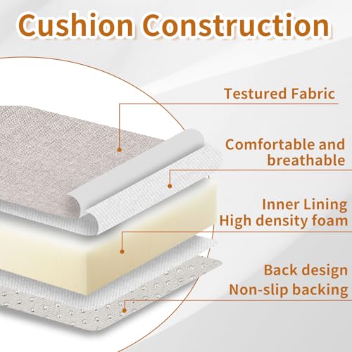 Coussin de chaise de salle à manger pour table de cuisine et salon convivial