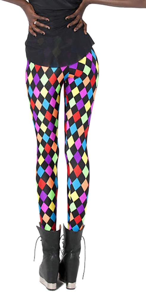 QZUnique Leggings for Women, Halloween Full-Length Printed Legging Footless Elastic Yoga Pants, Regular and Plus Size - Image 4
