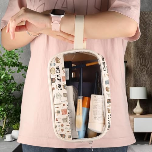 Image of MNIGIU Funny Yarn Gift Knitting Tote Bag Knitting Lover Gift Yarn Storage Bag Knitter G-ift Crochet G-ift