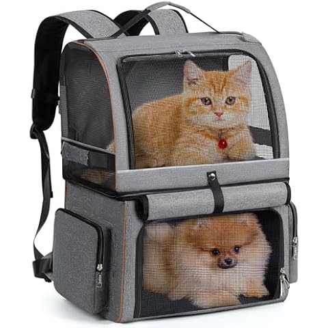 Lekesky Double-Compartment Cat Backpack Carrier Cover