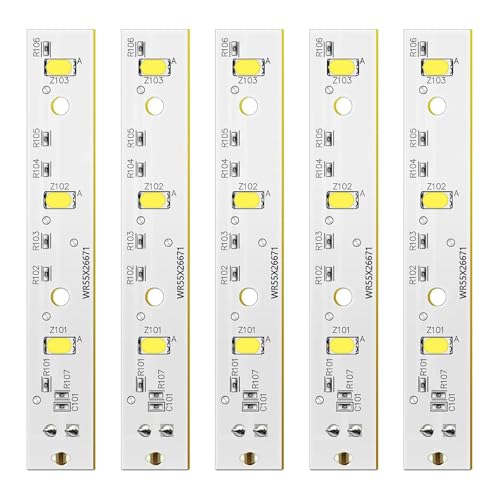 Arecobticy Solución de iluminación impermeable, módulo de luces LED de bajo consumo, textura de policarbonato, ideal para refrigerador, interior, refrigerador, panel de luz LED
