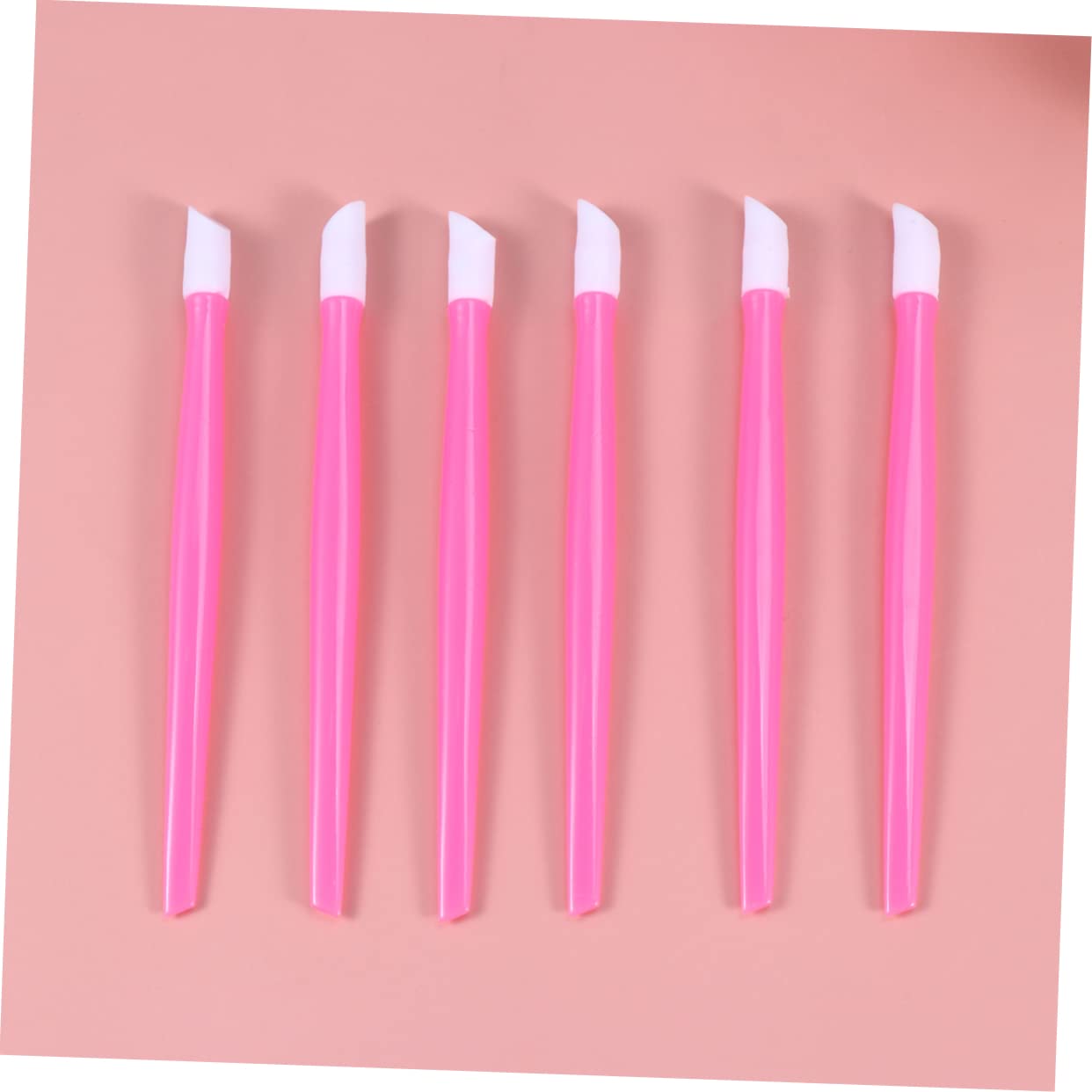 VICASKY Nail Art Cuticle Nail Pusher Manicure Tools Plastic Dead Skin Remover Stick