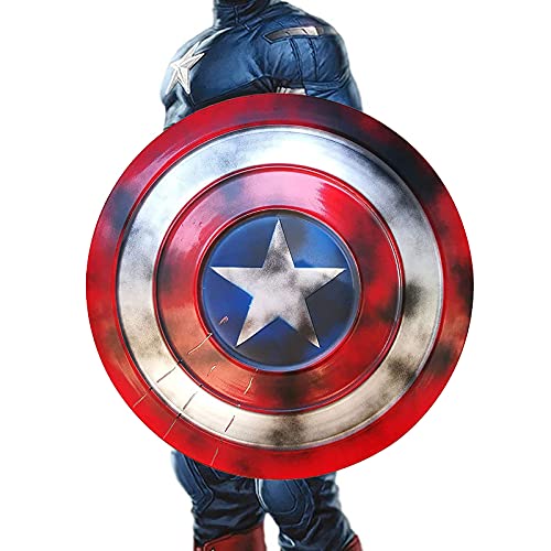 PRETAY Avengers Marvel Captain America Schild Full Metall 1 Bis 1 Erwachsene Einheitsgröße 1 Cover