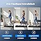 MERACH Walking Pad, 3 in 1 Laufband Für Zuhause, Laufband Schreibtisch für Zuhause und Büro, 1-6km/h Treadmill, 2.75PS mit Fernbedienung, 45dB Ultra Leise Walking laufbänder Pad, LED Anzeige