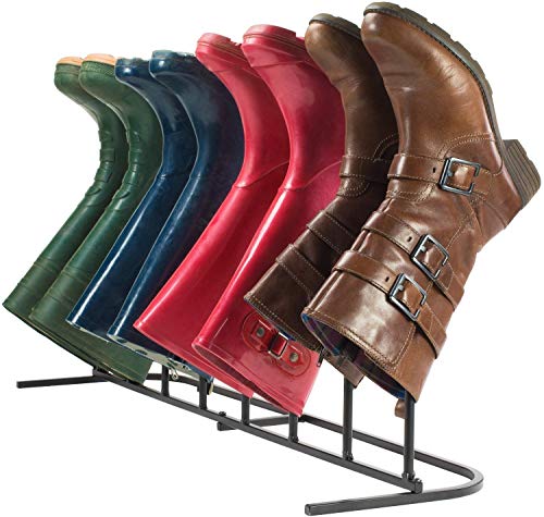 Boot Rack Free Standing Organizer, Strong and Sturdy, Perfect for Storing & Drying. Compact Size Allows for Limited Space and Portable Storage of Your Boots .