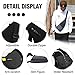 Peicees Sling Bag for Men Women Shoulder Bag Sling Backpack Durable Chest Bag for Running Camping Exercise Outdoor (S_Black)