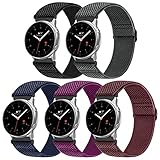 【Elastisch Nylon Geflechtes】 20mm uhrenarmbänder aus hochwertigem gewebtem elastischem nylon geflochtenem material. Diese 20mm schnellwechsel armband sind weich, atmungsaktiv, langlebig und leicht. Die elastischen 20mm sport armband bieten ein angenehmes und weiches gefühl für das Handgelenk. Das ist ideal für sport oder bewegung.