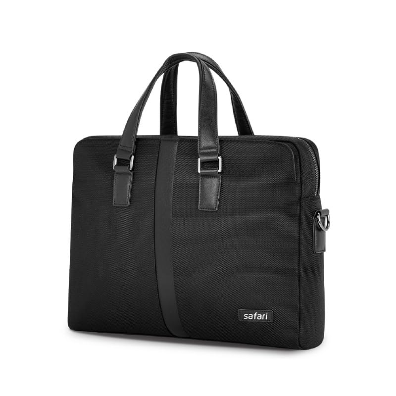 Safari Select Classic Messenger Bag with Laptop and Tablet Sleeve, Detachable Strap, For Men and Women