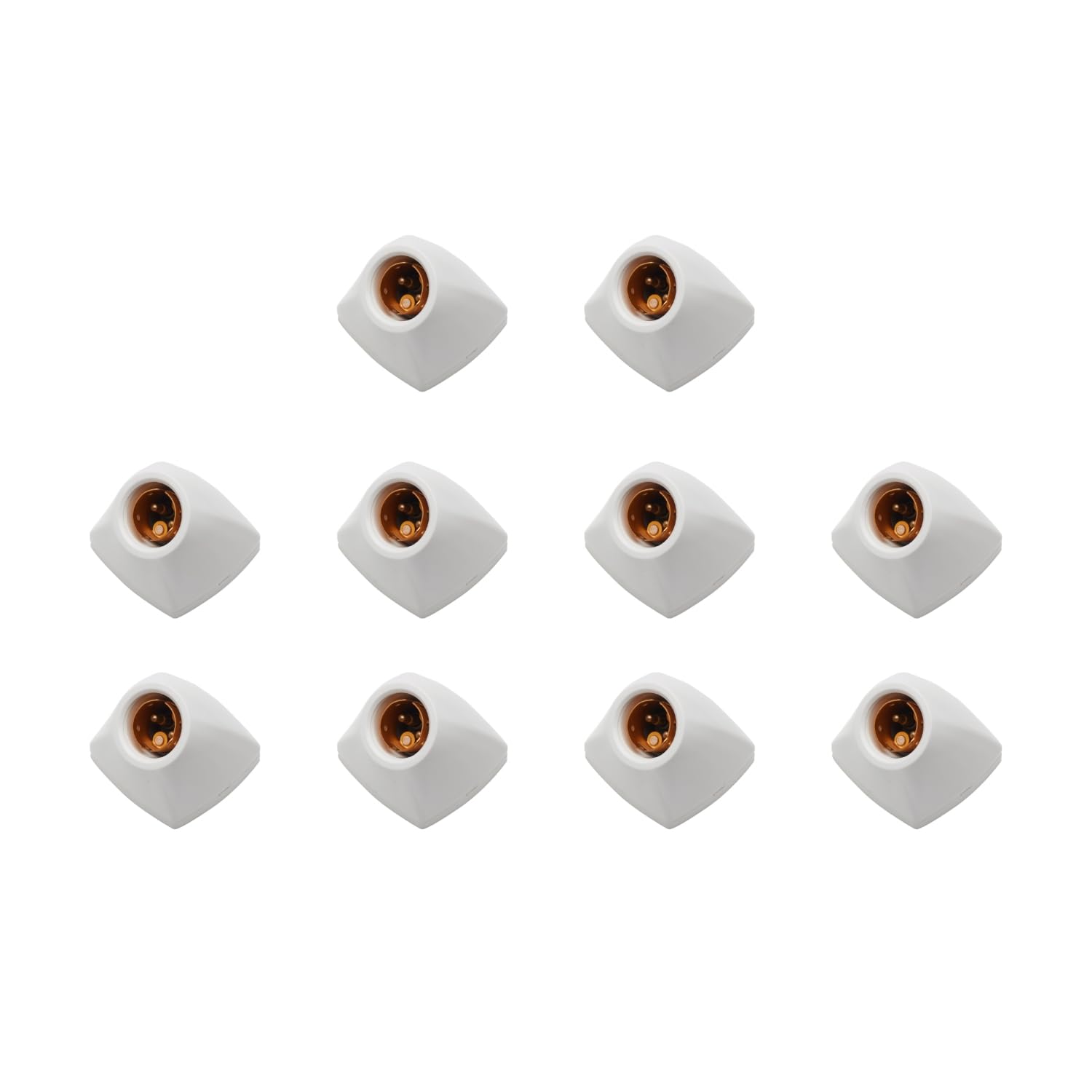 Anchor Angle Lamp Holder - White (Pack of 10) -1