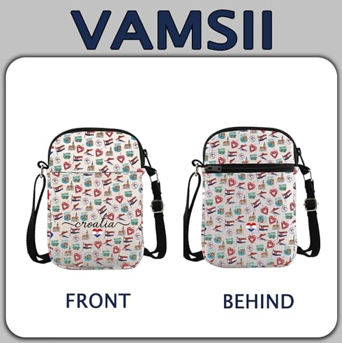 VAMSII Croatia Crossbody Bag Croatia Travel Gift Croatia Vacation Gift Welcome To Croatia Gift3