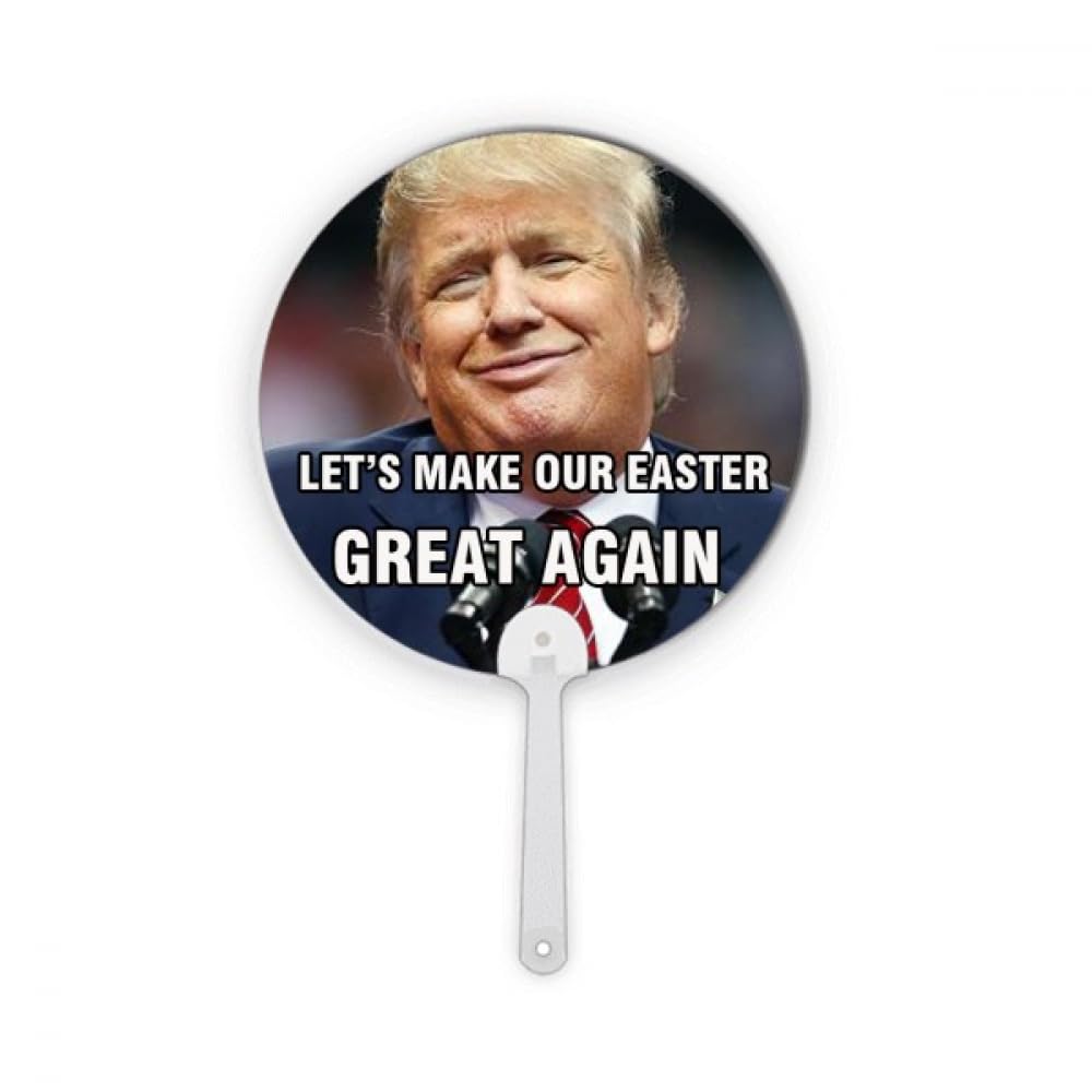 Éventail rond en plastique American Great President pour décoration