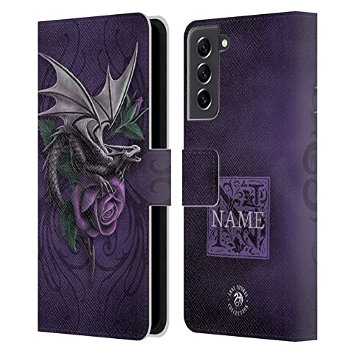 Coque en cuir Samsung S21 FE 5G avec fentes cartes étui rabat magnétique art Anne Stokes