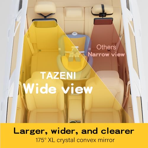 baby car mirror for baby hook clip design never shake baby mirror for car seat mirror rear facing newborn essentials easy install back seat mirrors for car shatterproof crash tested baby shower gifts