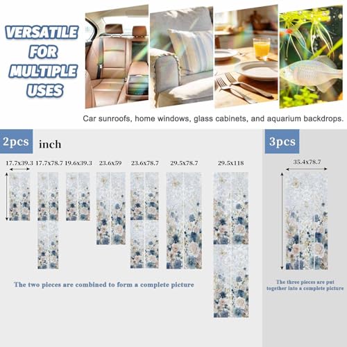 Película para ventana con efecto arcoíris de 17.7x39.3 pulgadas miniatura 4