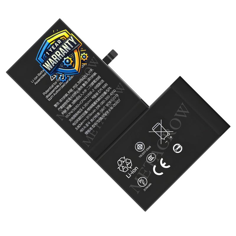 Image of Original Battery Compatible for iPhone Xs Max (A1921, A2101, A2102, A2104) - (3174mAh) - 1 Year Warranty
