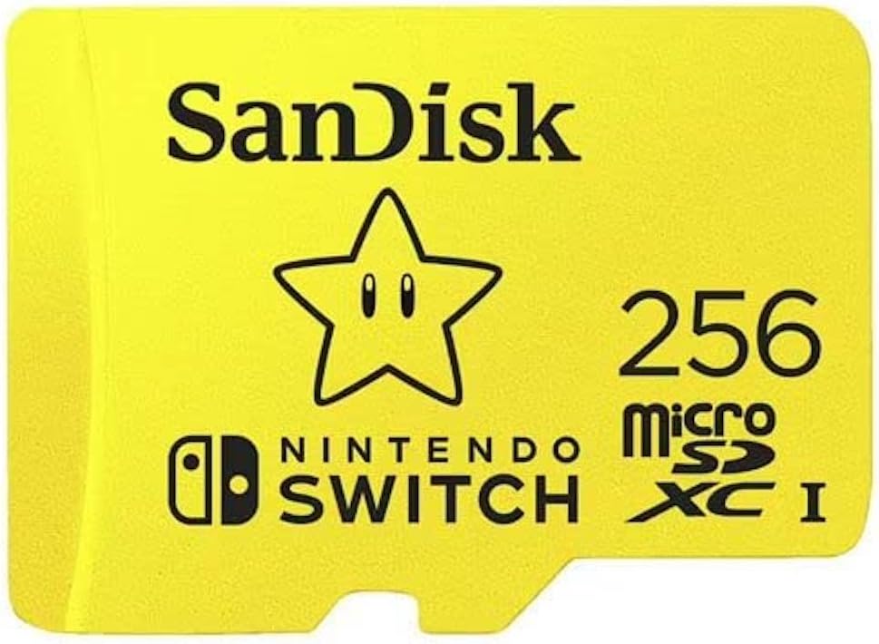 Nintendo-Licensed Memory Card for Nintendo Switch MicroSDXC, 256GB, Up to 100MB/s, Red