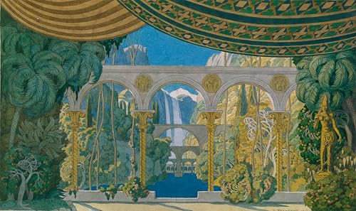 Tableau toile les jardins de Chernomor habille vos grands murs vides