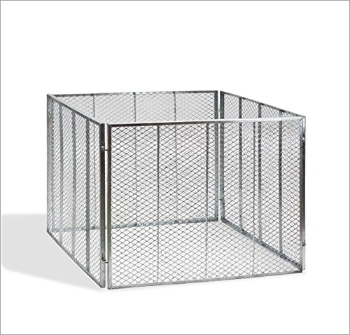 Metallkomposter - Komposter 107 x 107 x 82cm vollverzinkt