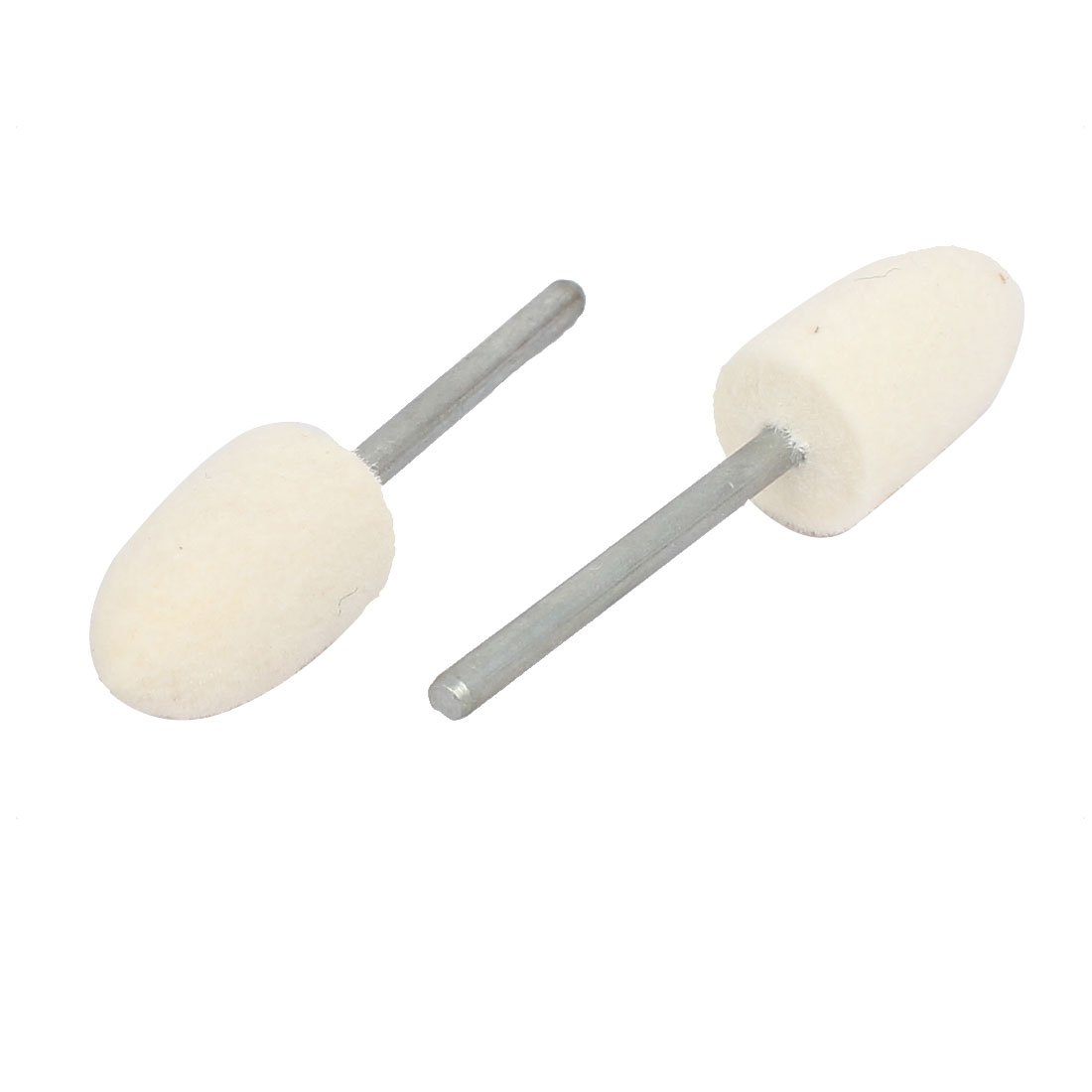 Aexit 3mm Dia Abrasives drill hole 10mm Tapered Head Felt Mounted Point Grinding Polishing Tool 24pcs Model:91as424qo523