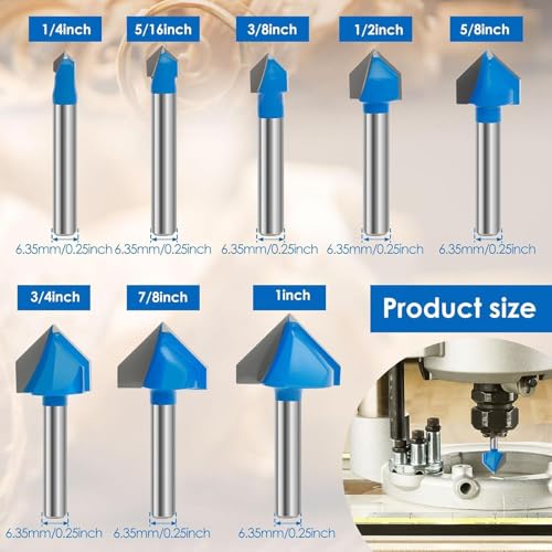 Fraise defonceuse queue 1/4 carbure tungstene durable pour rainurage - 5