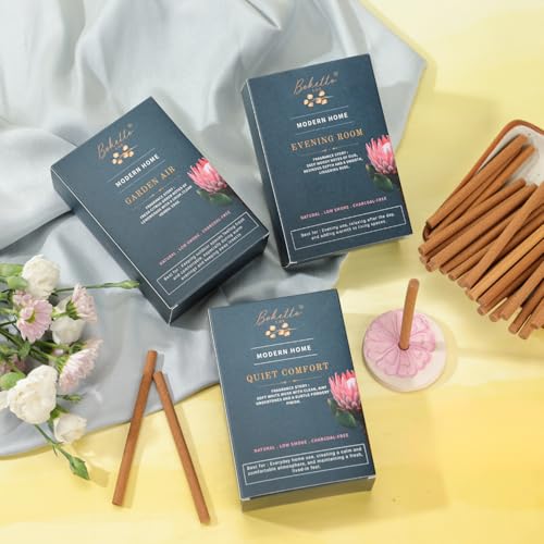 Image of Bambooless Incense Sticks Pack of 30 | Fresh Lemongrass Citrus-Green Fragrance | Low Smoke Bamboo-Free Garden Incense for Balcony, Patio & Home | Purifying Aroma | Zero Carbon