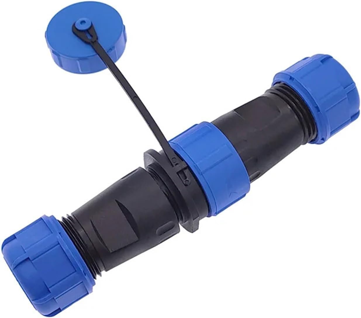 1PCS Welding Free Waterproof Socket IP68 SP17 Cable Connector 2pin 3pin Male Female Screw Connection(SL17-2)